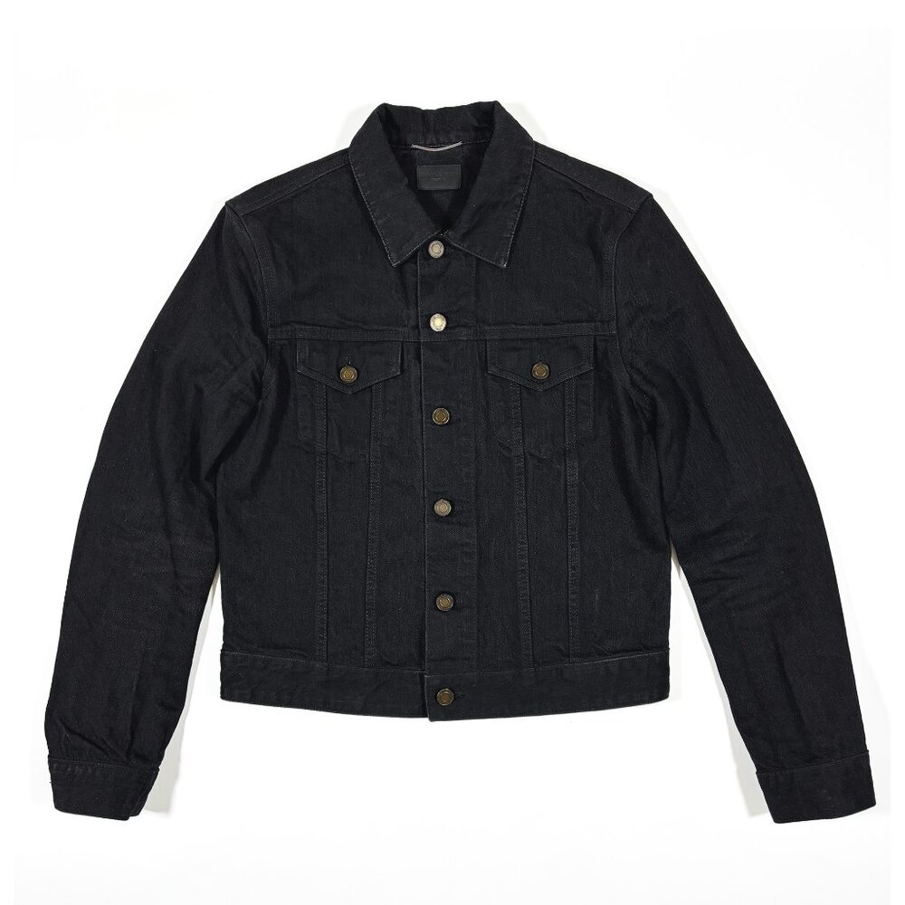 Saint Laurent Classic Denim Jacket Black Size M